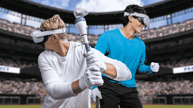 Image of 2 baseball players using WIN Reality