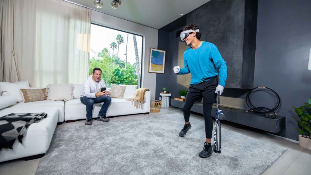 Image of a baseball player using WIN Reality
